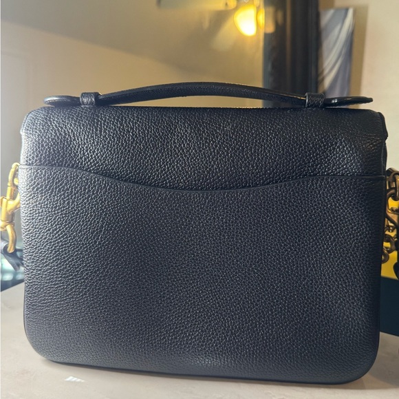 Coach Cassie Top Handle Black Pebbled Leather
Convertible Bag - Picture 6 of 16